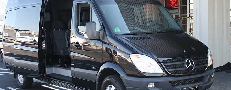 Mercedes Sprinter Limo Rental Holiday Light Tours