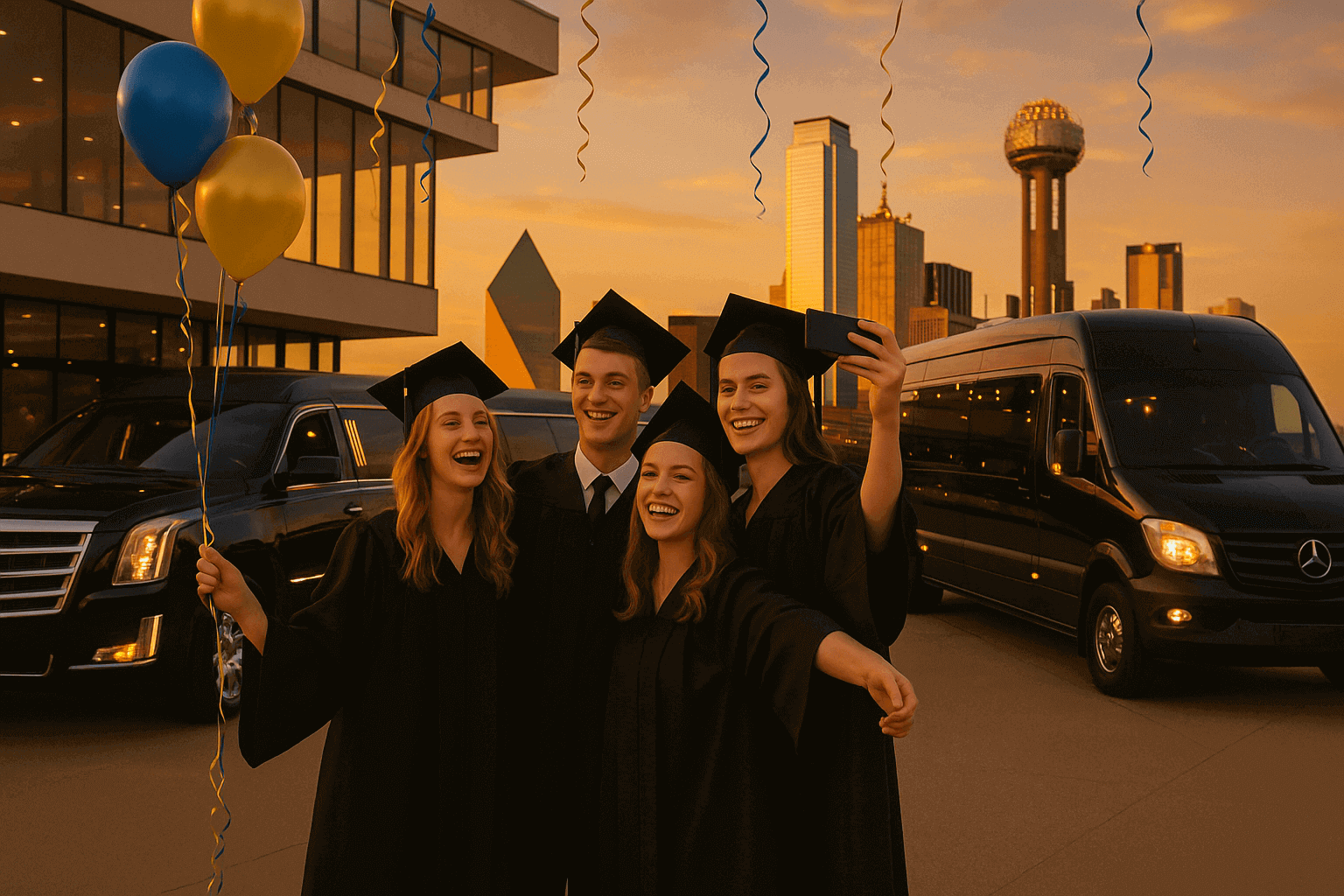 Best Luxury Graduation Party Transportation in Dallas