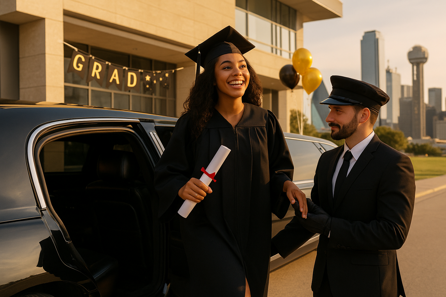 Graduation Chauffeur Service Dallas