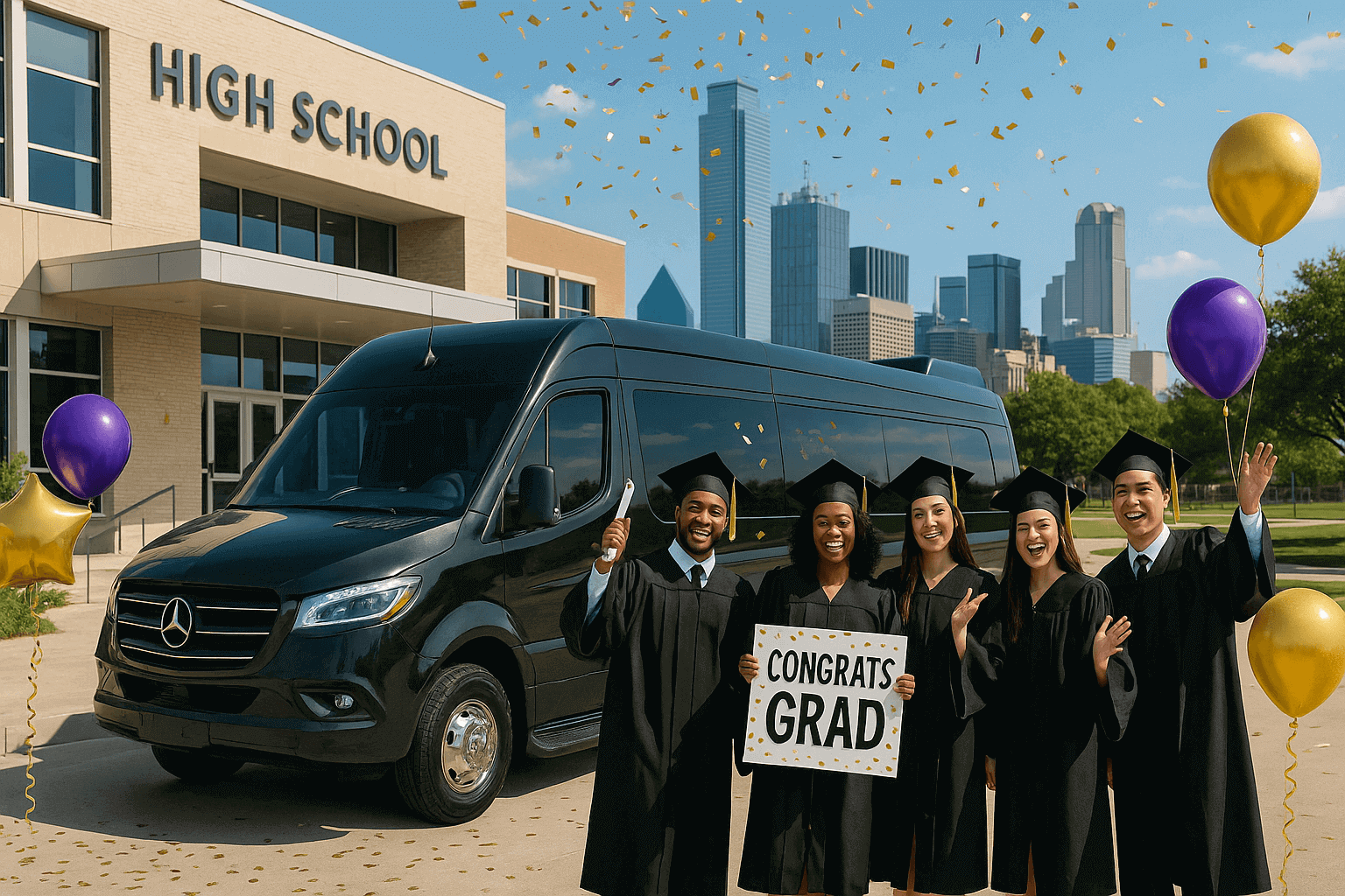 Dallas Graduation Limo Rental