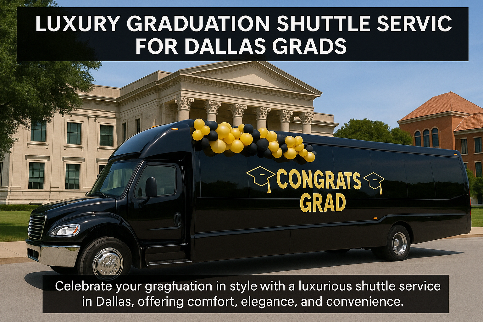 Luxury Graduation Shuttle Service for Dallas Grads