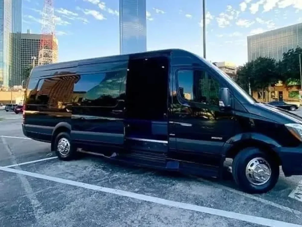 Luxury Chauffeur Service In Dallas TX-Mercedes Sprinter Limo Car