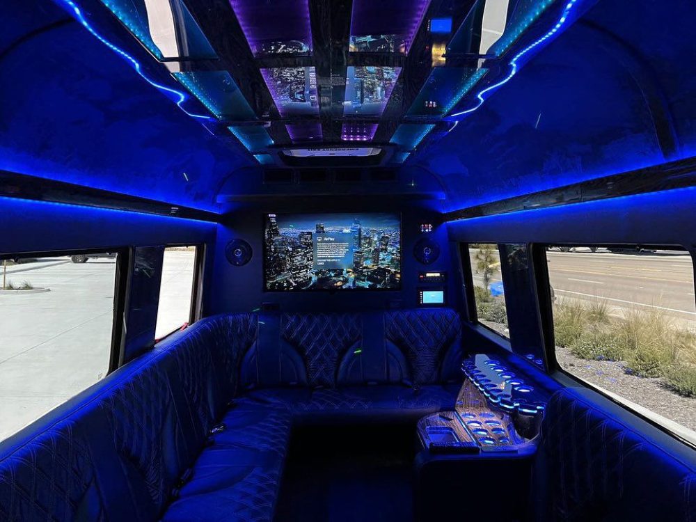 Mercedes Sprinter Limo inside2